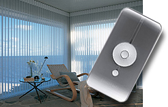 Vertikální žaluzie na dálkové ovládání